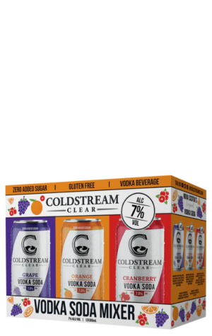 Coldstream Clear Vodka Soda Mixer 12x355ml