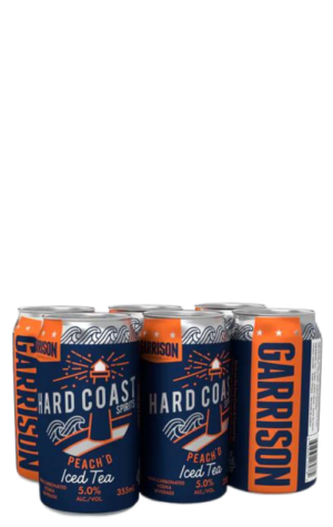 Garrison Hard Coast Peach'd Iced Tea 6x355ml
