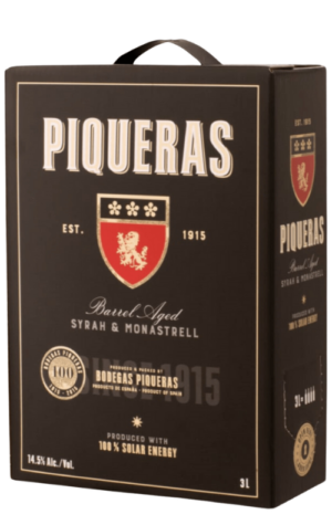 Piqueras Black Label Syrah Monastrell 3000ml