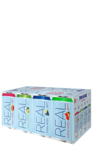 Real Vodka Water Variety Pack 8x355ml