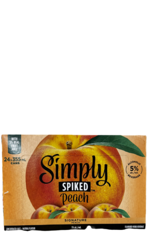 Simply Spiked Signature Peach 24x355ml