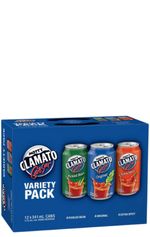 Mott's Clamato Caesar Variety Pack 12x341ml