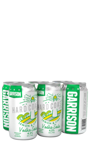 Garrison Hard Coast Lemon & Lime 6x355ml