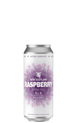 New Scotland Raspberry Vodka Soda 473ml