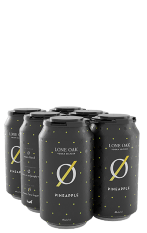 Lone Oak Pineapple Seltzer 6x355ml