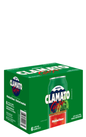 Mott's Clamato Caesar Pickled Bean 6x341ml