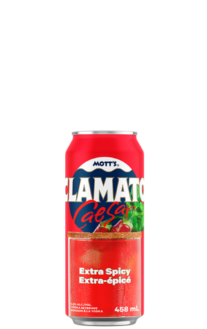 Mott's Clamato Caesar Extra Spicy 458ml