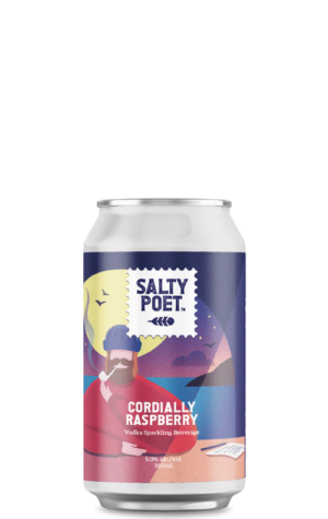 Salty Poet Cordially Raspberry 355ml