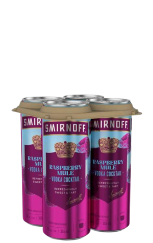 Smirnoff Ice Raspberry Mule 4x355ml